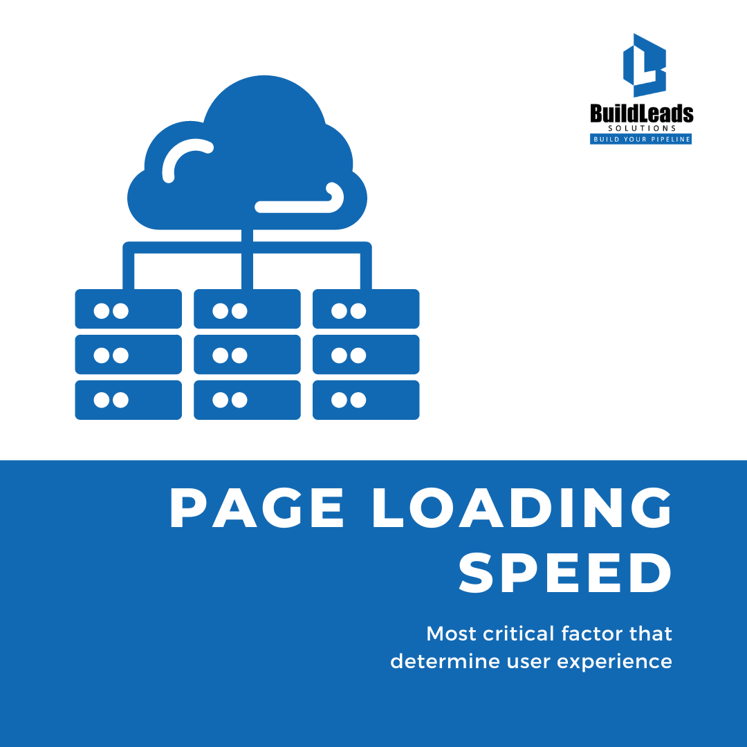 Page Loading Speed – Most critical for good User Experience